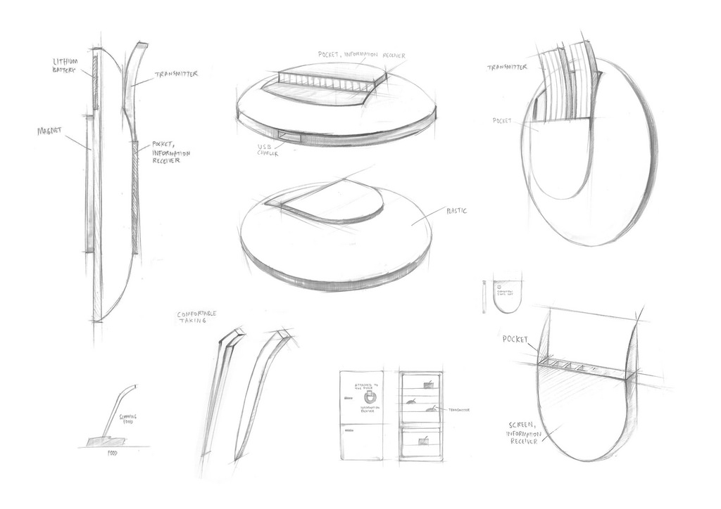1024x724 Sketch Of Fridge Nose By Vilius Dringelis - Fridge Sketch