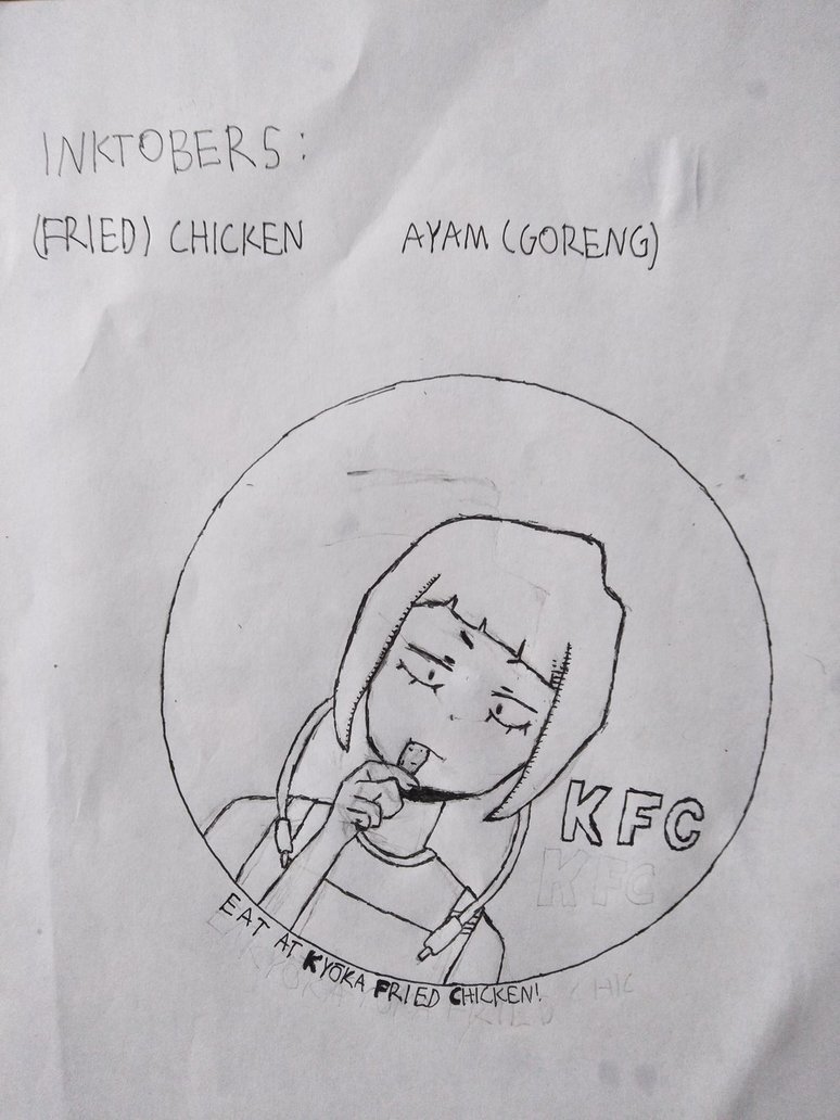 774x1032 Bnha Inktober 2018] Day 5 - Fried Chicken Sketch