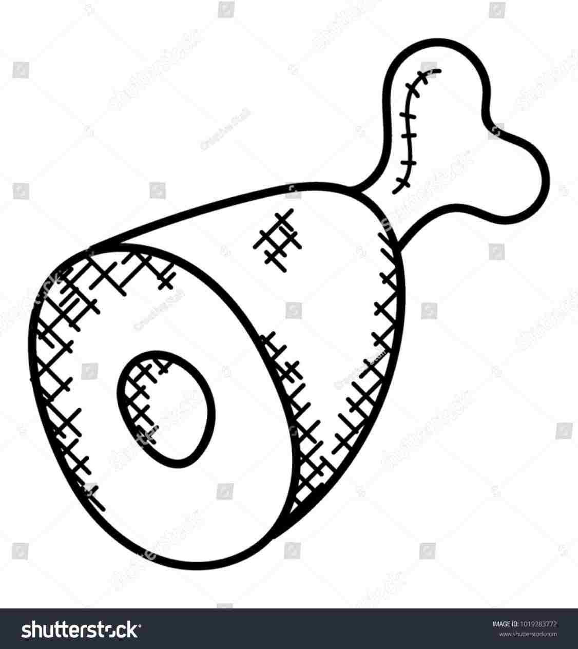 Fried Chicken Sketch at Explore collection of