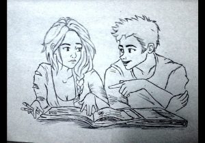 300x210 Friendship Special Sketch Birthday Week! Day 1 - Friendship Day Sketch