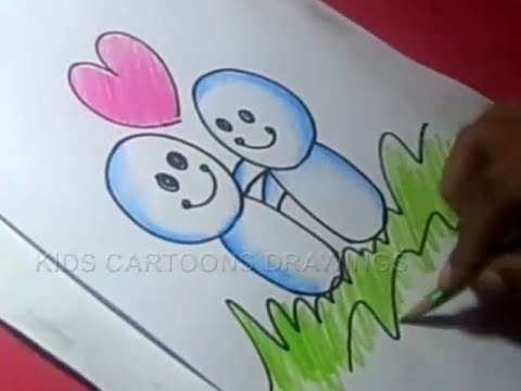 480x360 How To Draw Friendship Greeting Step By Step - Friendship Day Sketch