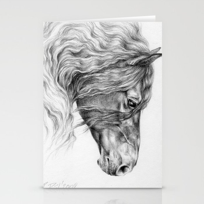 Friesian Sketch at PaintingValley.com | Explore collection of Friesian ...