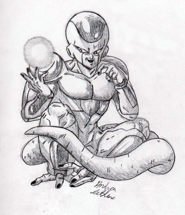 600x696 Frieza - Frieza Sketch