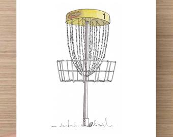 340x270 Frisbee Drawing Etsy - Frisbee Sketch