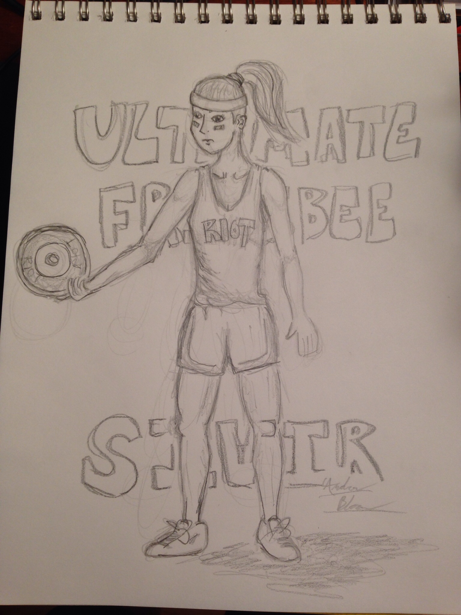 1536x2048 Ultimate Frisbee Sivir Skin Concept - Frisbee Sketch