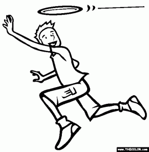 294x300 Frisbee Golf Archives Family Sports Fun - Frisbee Sketch