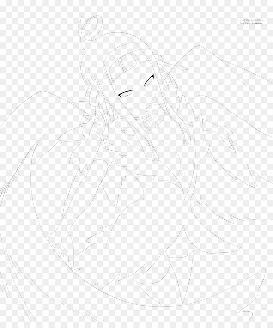 900x1080 Line Art Drawing Sketch - Frock Sketch