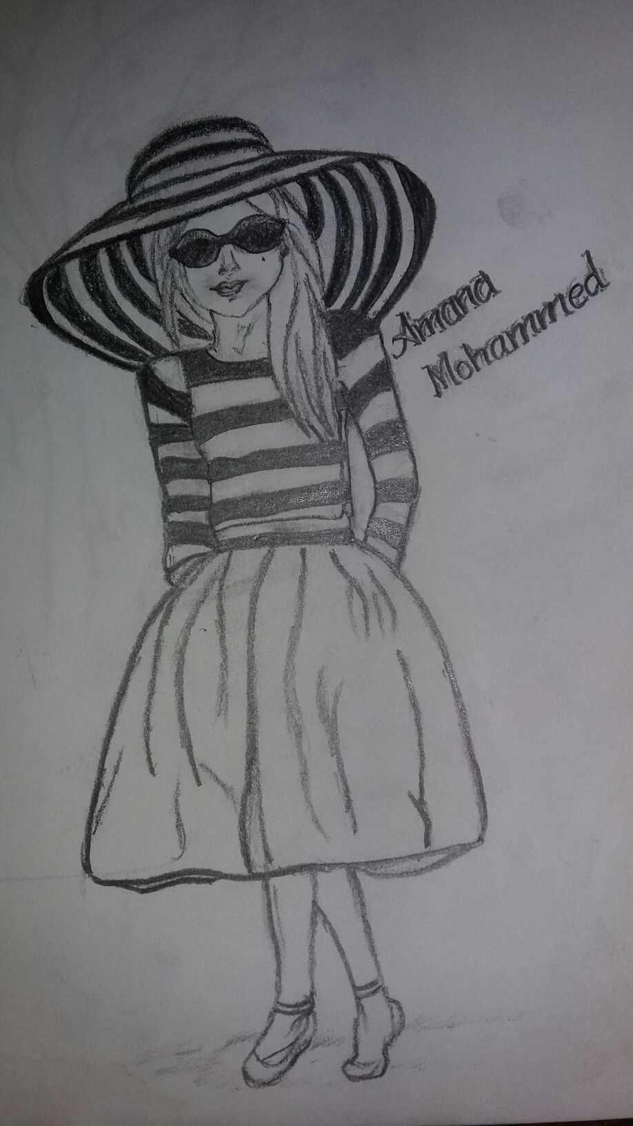 918x1632 Modern Girl In Frock Pencil Drawing Magix Sketches - Frock Sketch