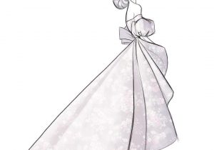 300x210 Sketch Of Girl In Frock How To Draw A Girl In A Black Dress - Frock Sketch