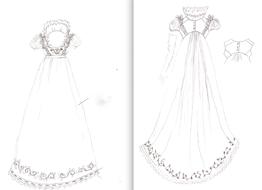 917x664 The Ceres Frock The Mended Soul - Frock Sketch
