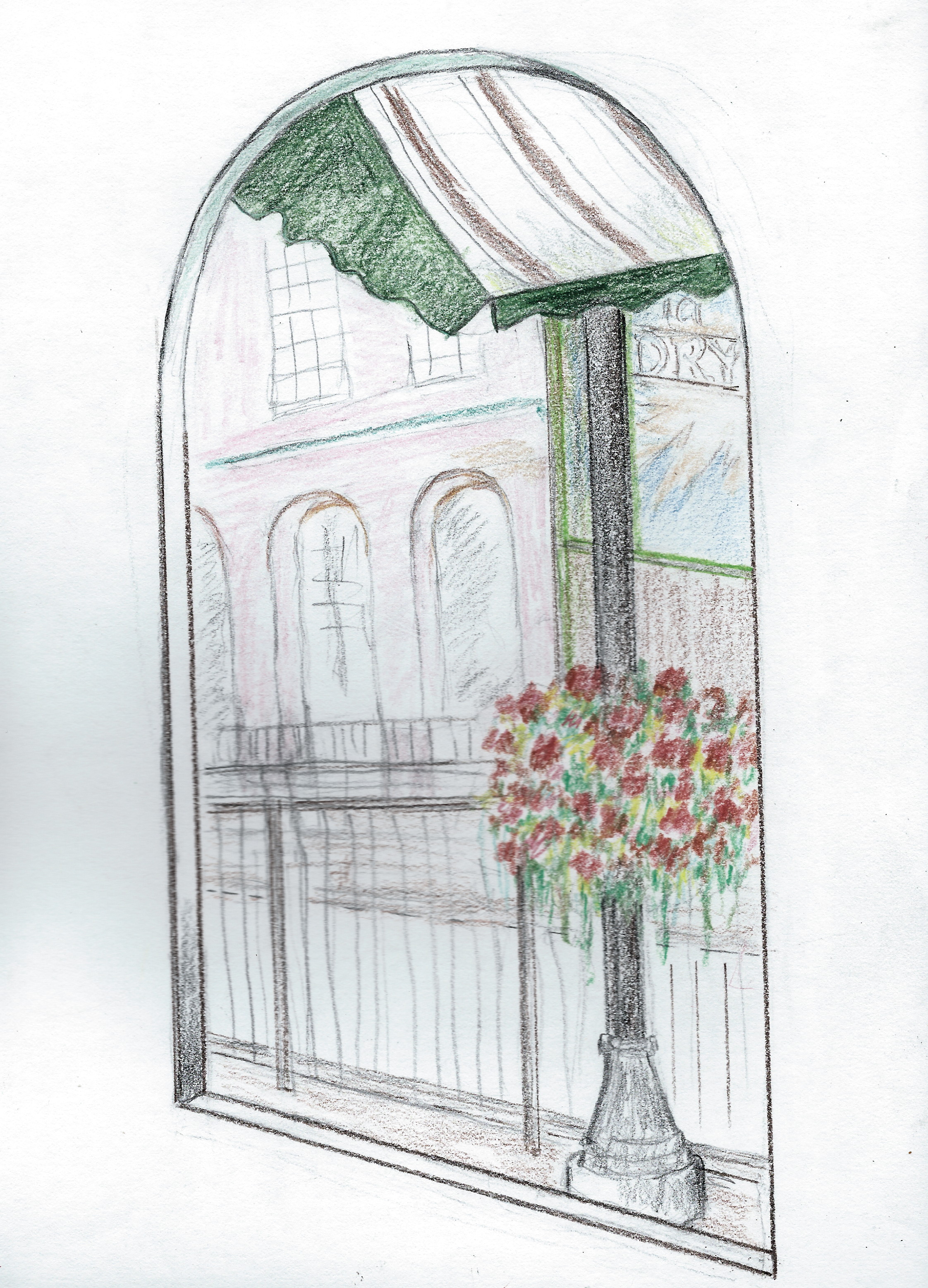 2244x3115 Bull Durham Front Door (2008 06 11) With Soup - Front Door Sketch