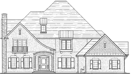 426x240 Sketches Berns Architecture, Inc. - Front Elevation Sketch