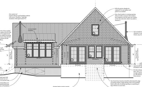 600x366 2009 September - Front Porch Sketch