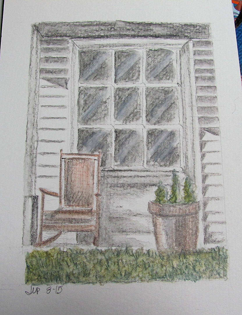 832x1083 Pretty Front Porch Door - Front Porch Sketch