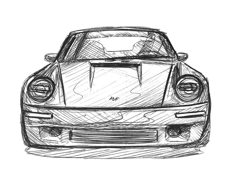 734x579 Ctr Front Sketch - Front Sketch