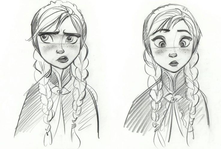 736x495 Anna Sketch - Frozen Sketch