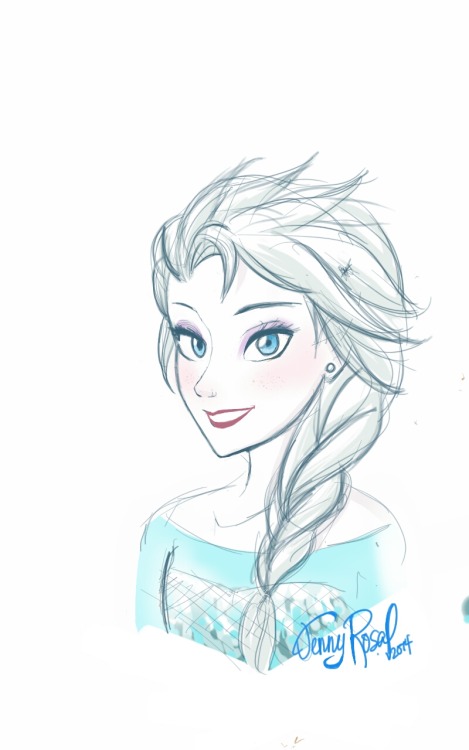 469x750 Lovelyrugbee Frozen Sketches Tumblr - Frozen Sketch
