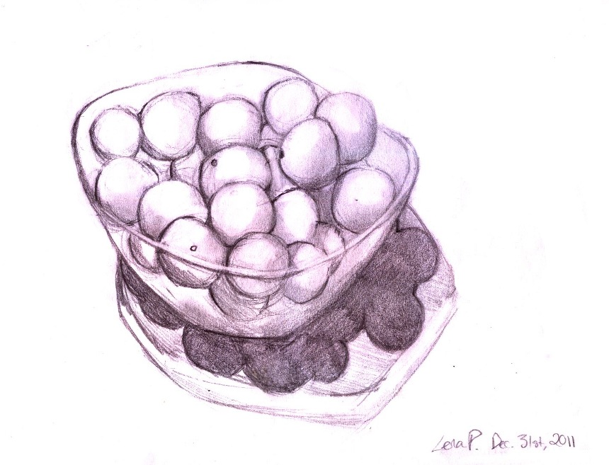 860x657 Fruit Bowl Sketch By Manga Wasabi - Fruit Bowl Sketch