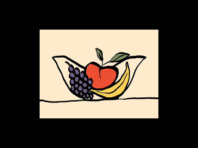 800x600 Fruit Bowl By Alicia Tatone - Fruit Bowl Sketch