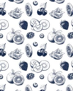 236x295 The 18 Best Etsy Fruit Clipart Hand Drawn Collection Of Fruits - Fruit Sketch