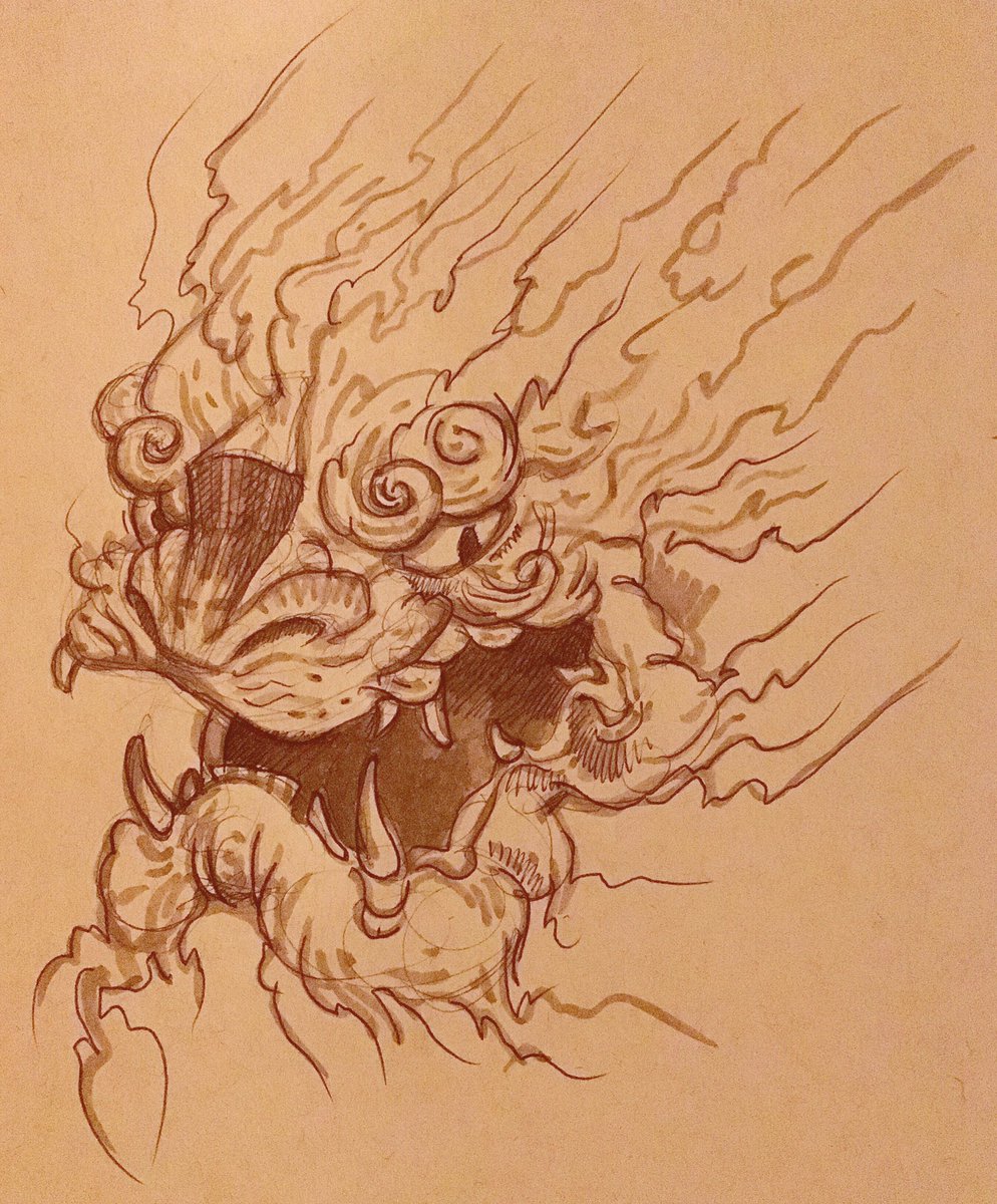 994x1200 Fudog Hashtag On Twitter - Fu Dog Sketch