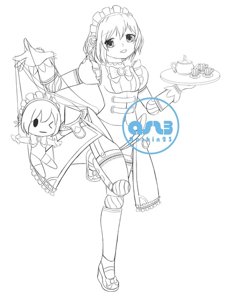 446x600 Full Body Sketch - Full Body Sketch