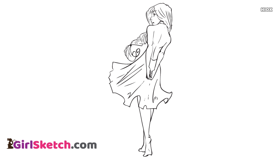 934x534 Girl Sketch Full Body Images - Full Body Sketch