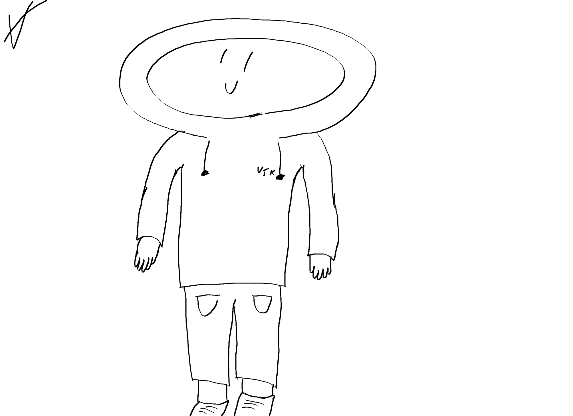 2008x1456 Full Body Sketch By Skiddle On Newgrounds - Full Body Sketch