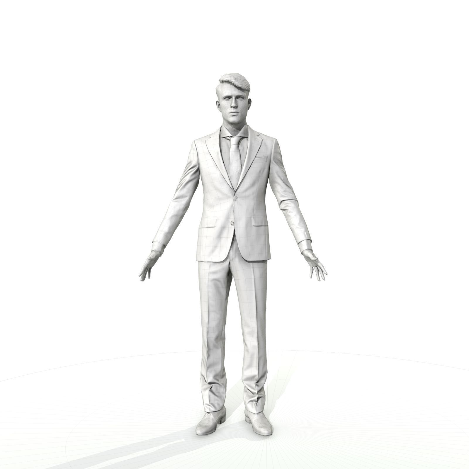 full body sketch of a man