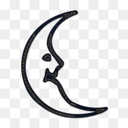 260x260 Man In The Moon Lunar Eclipse Full Moon Outline Of The Moon - Full Moon Sketch