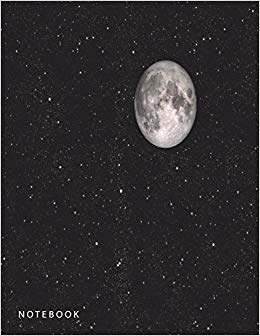 260x336 Notebook Full Moon Night Cover And Dot Graph Line Sketch Pages - Full Moon Sketch