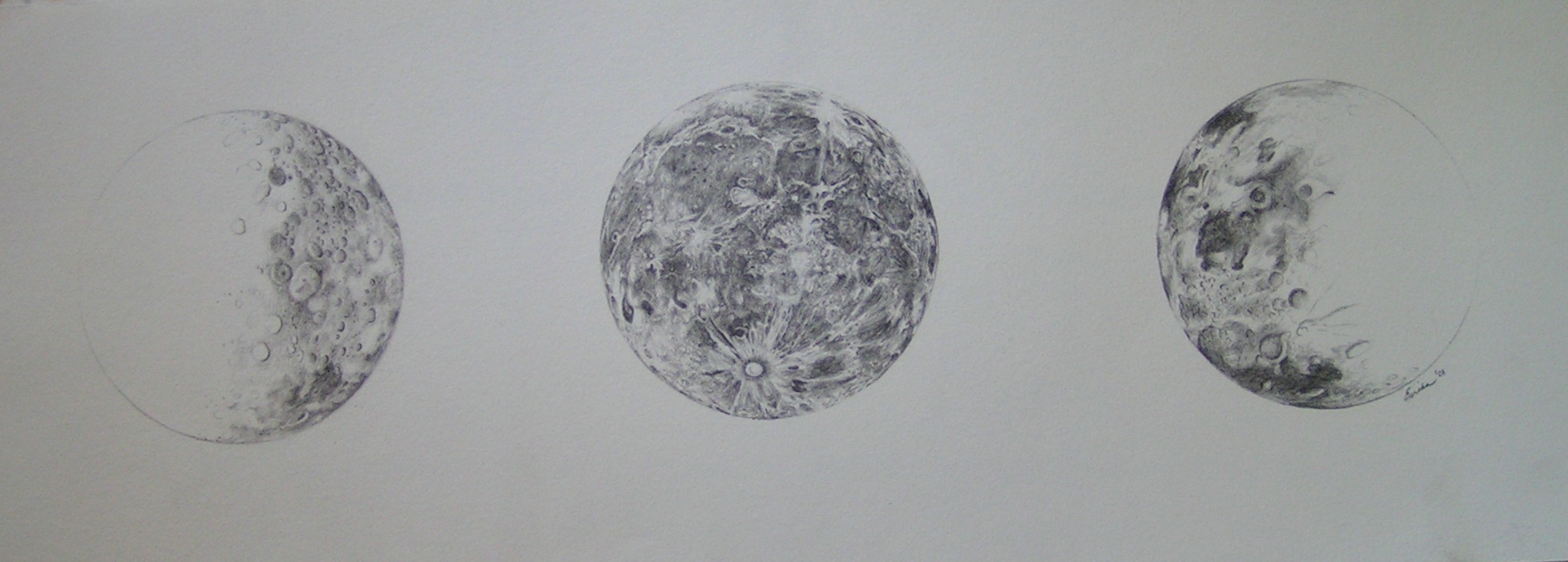 1965x705 Phases Of The Astronomy Sketch Of The Day - Full Moon Sketch