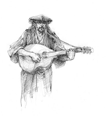 370x400 Illustration Art Dispatch Renaissance Fair Fun - Fun Fair Sketch