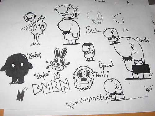 500x375 Funky Doodles And Stuff A Few Of My Sketches, Doodles And - Funky Sketches