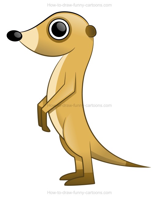 520x650 Funny Cartoon Animal Drawings - Funny Animal Sketch