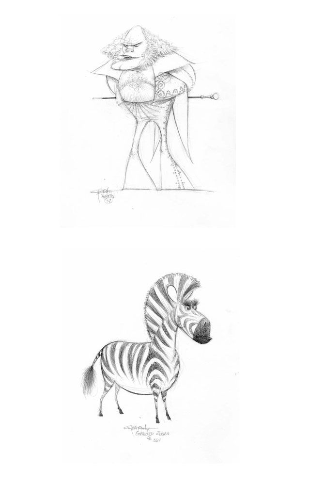 640x1000 Carter Goodrich Animal Sketch Character Design - Funny Animal Sketch