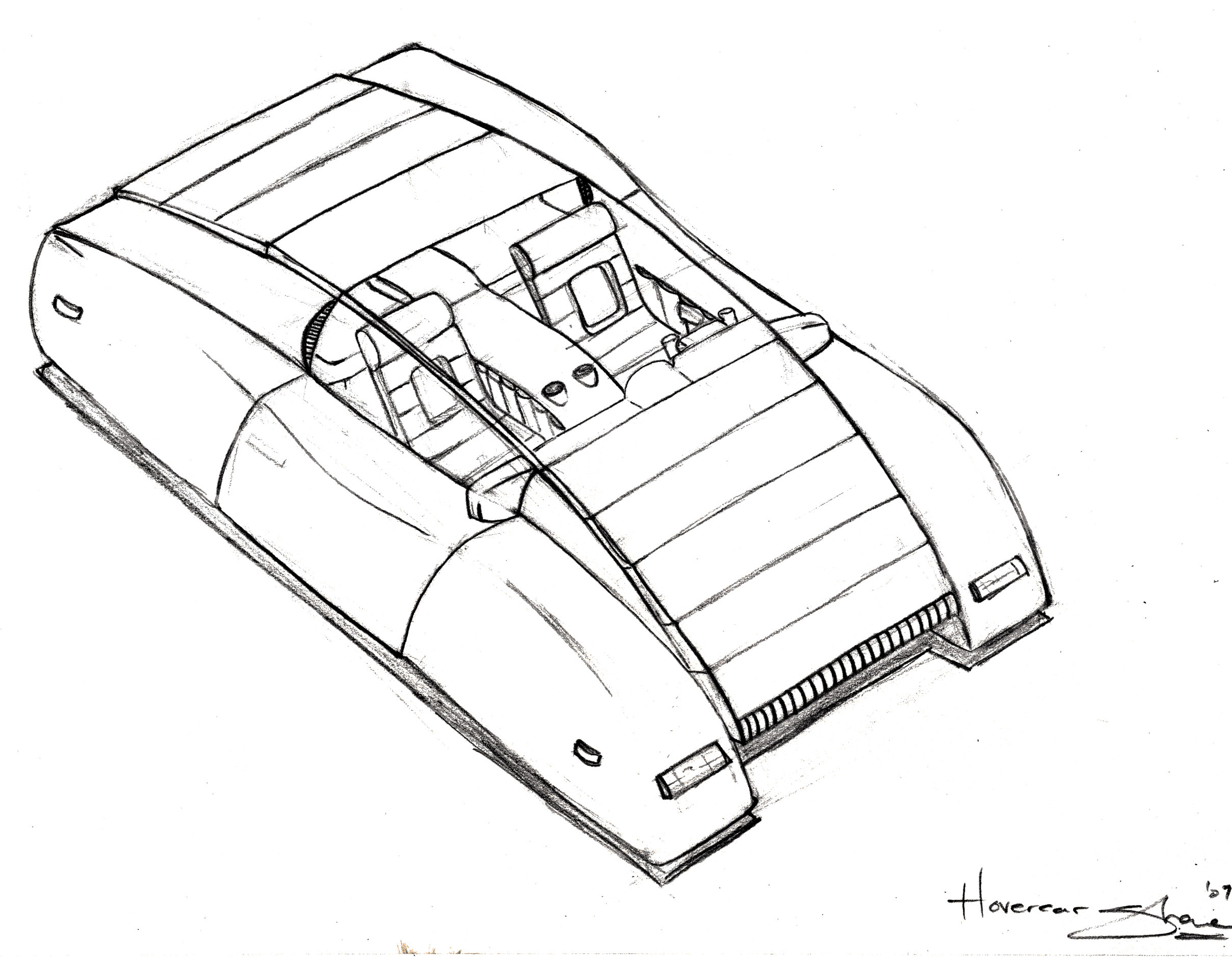 2417x1877 Drawn Car Funny - Funny Car Sketch