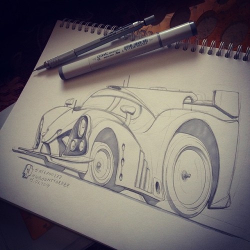 500x500 Nitro Tumblr. - Funny Car Sketch