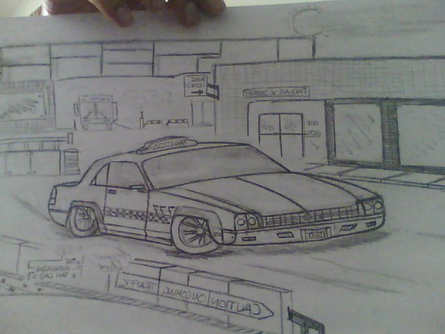 640x480 So Far I Made A Mercury Ambassador Taxi Funny Car, Ford Pinto Drag - Funny Car Sketch