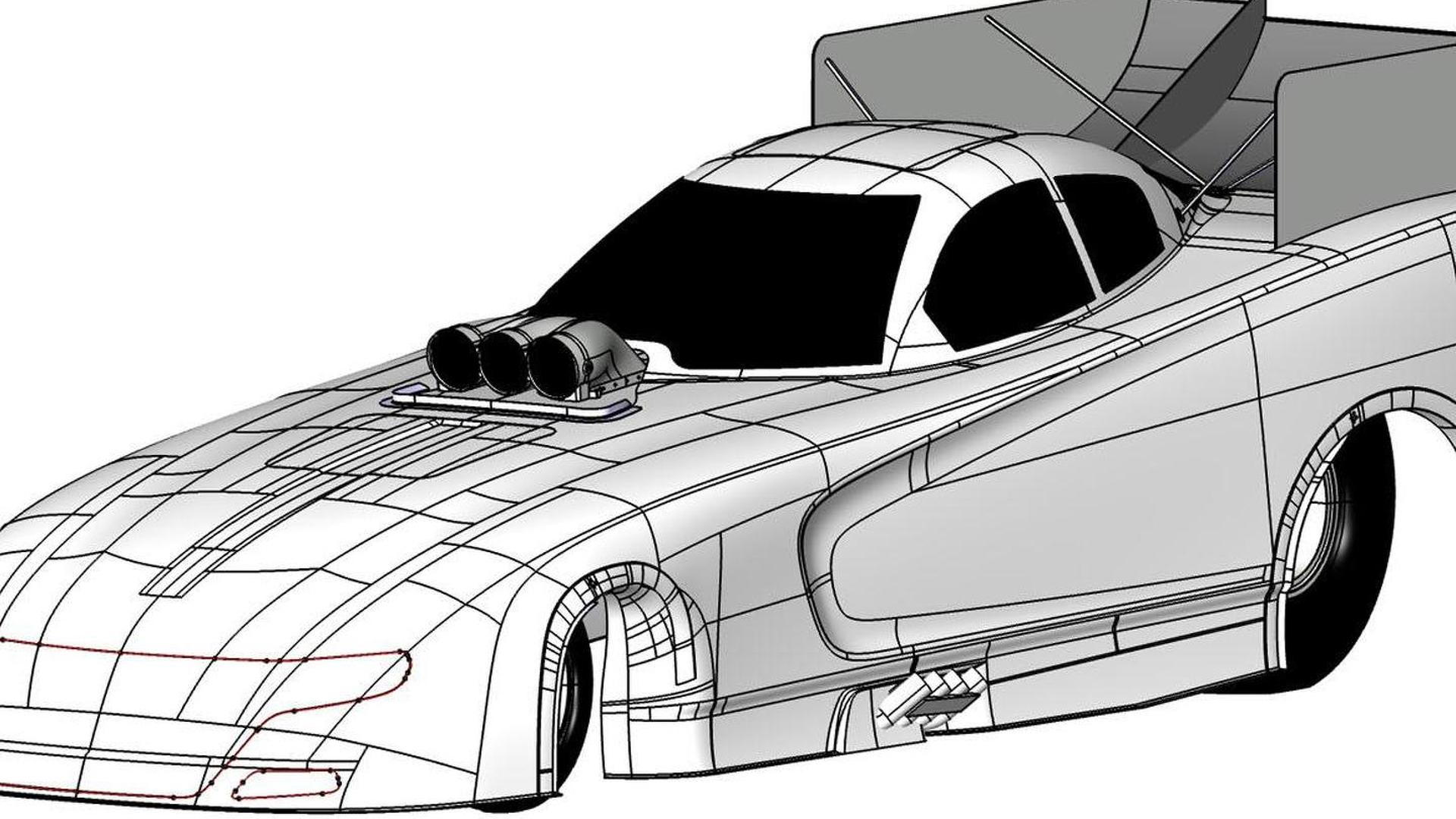 1920x1080 2015 Dodge Charger Rt Funny Car Unveiled - Funny Car Sketch