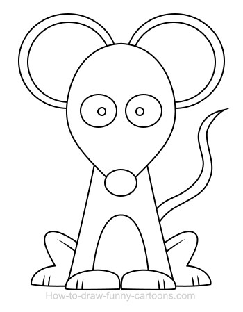 350x449 Drawn Mice Funny Cartoon - Funny Cartoon Sketches