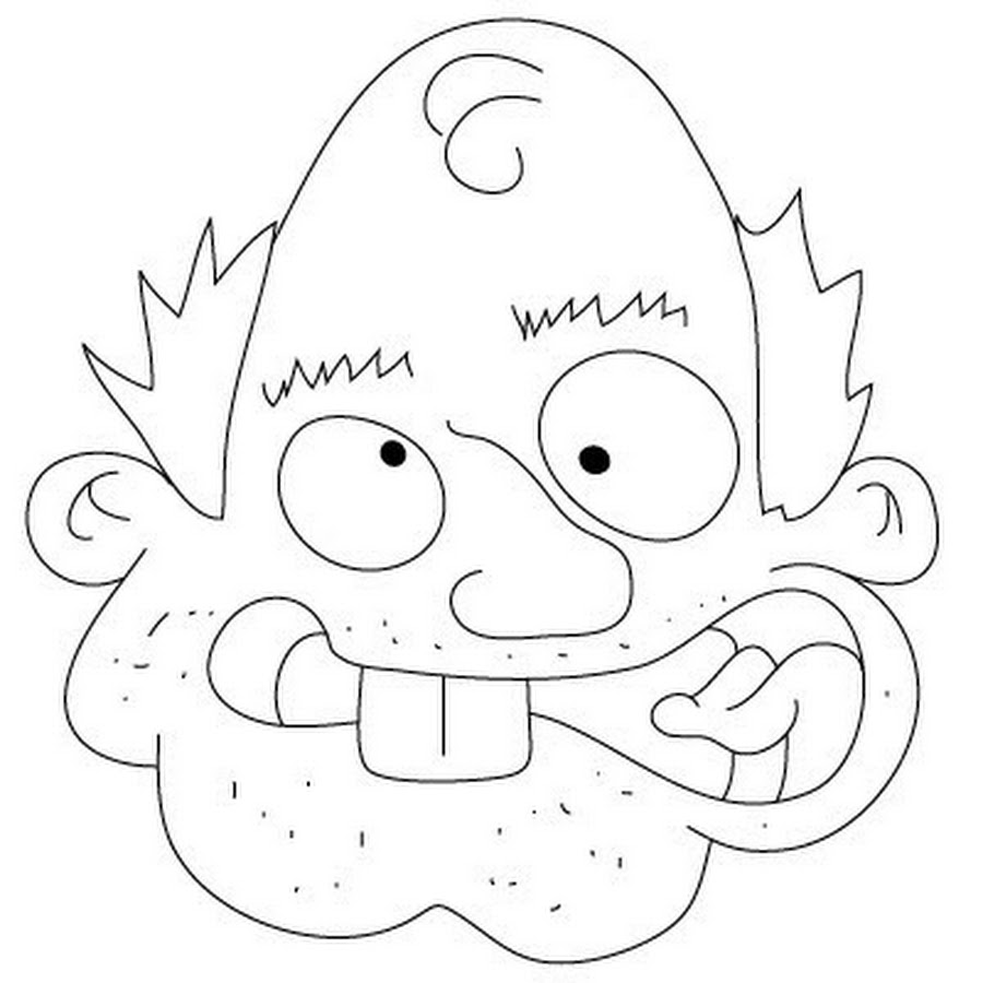 900x900 Funny Cartoon Face Drawing Picture - Funny Cartoon Sketches