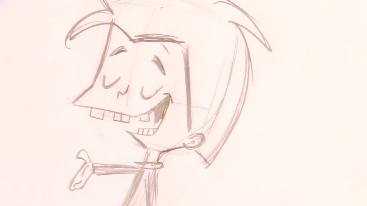 1280x720 How To Draw A Funny Cartoon Kid (Step By Step) - Funny Cartoons Sketch