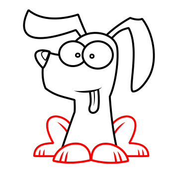 350x350 How To Draw A Dog - Funny Dog Sketch