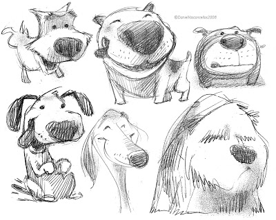 400x320 Daniel Vasconcellos Dogs, Dogs, Dogs - Funny Dog Sketch