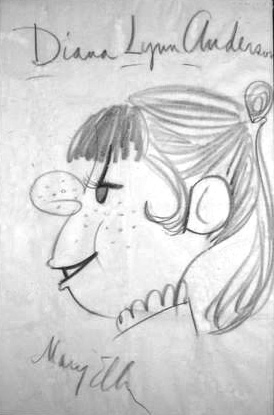 274x415 Mary Ellen 1 - Funny Face Sketch