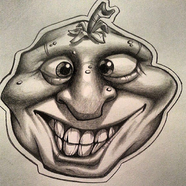 600x600 Cartoon Sketches, Cartoon Face Sketches Free Amp Premium Templates - Funny Face Sketch