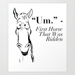 264x264 Funny Horse Art Prints Society6 - Funny Horse Sketches