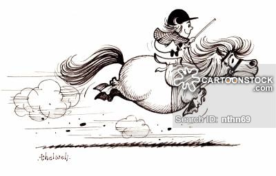 400x256 Cantering Cartoons And Comics - Funny Horse Sketches