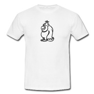 190x190 Monkey Sweet Funny Funny By Motiv Lady Spreadshirt - Funny Monkey Sketch